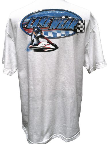 Jet ski cotton tee- shirt  lake wear   graphic ,  size s-xl