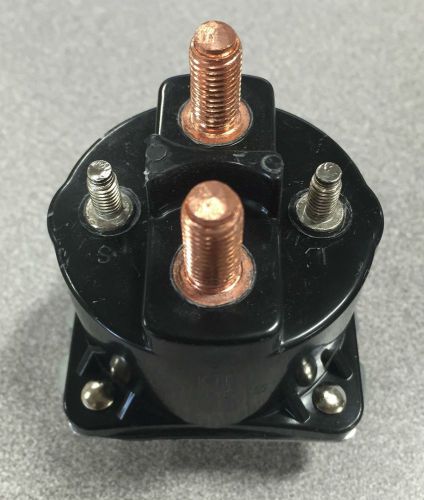 Starter solenoid for dump trailer hydraulic pump - 4 terminal