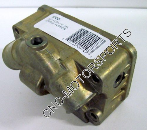 Aed holley carburetor secondary center pivot fuel bowl double pumper carb 750