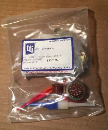 Amphenol jt06re1415ssr electrical connector complete kit new ready to ship