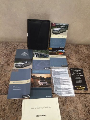 2007 lexus ls460 ls460l ls 460 guide book w/ navigation system owner user manual