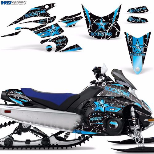 Decal graphic kit yamaha fx nytro parts sled snowmobile parts wrap 2008-2014 rs