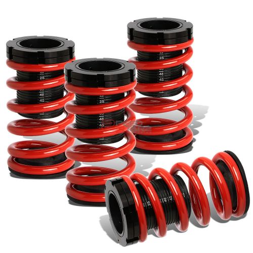 Lowering suspension adjustable coilover+red coil springs for 01-05 civic em2 es