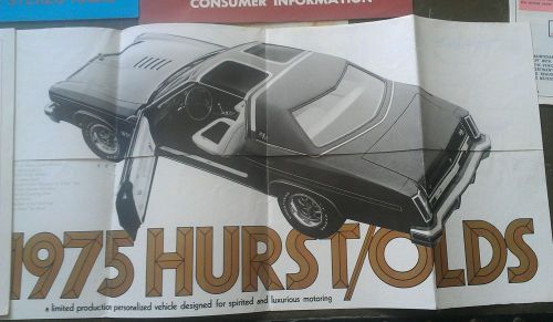 Original and rare1975 hurst olds owners manuals