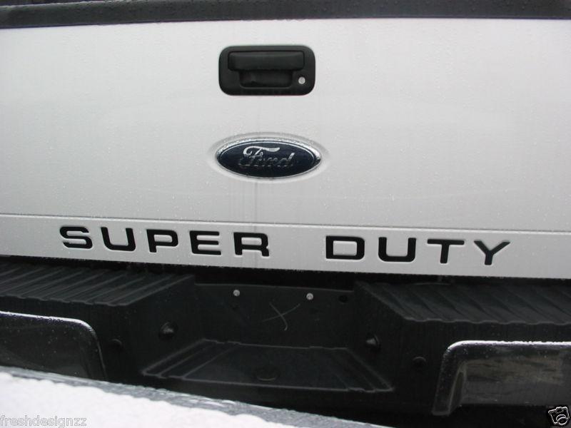 Ford superduty f250 tailgate decals >>> adds a nice effect <<<