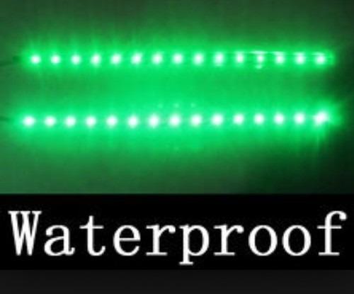 Super bright green waterproof led lights 2 12 inch strips neons