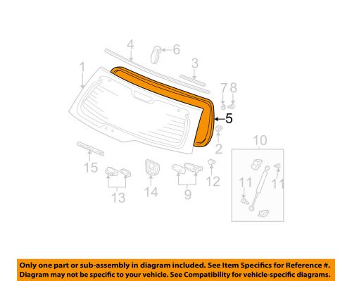 Honda oem 02-06 cr-v back door-weatherstrip 74441s9a003