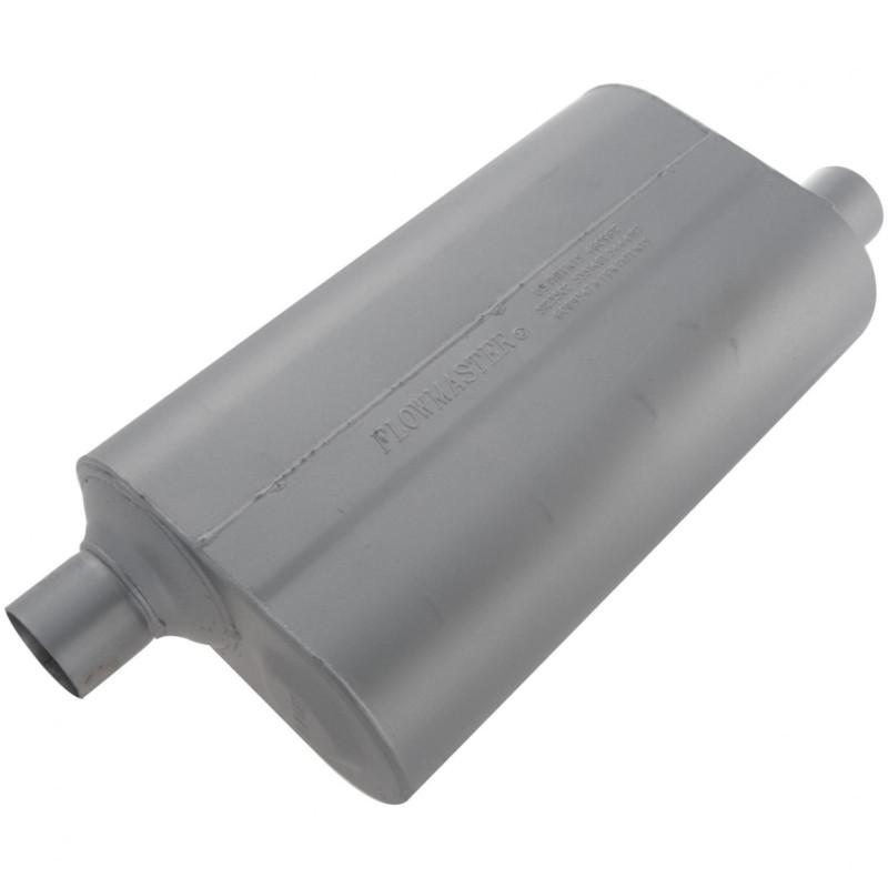 Flowmaster super 50 muffler - 2.25 offset in / 2.25 offset out - mild sound