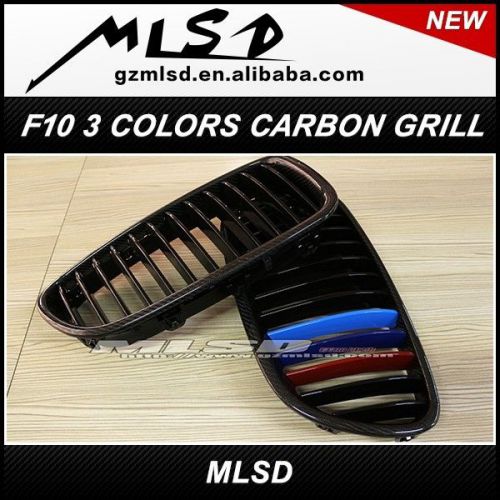 In stock auto parts carbon fiber body kits mesh grille for bmw 5 series f10