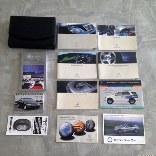 2004 mercedes benz c-class complete factory owners manual