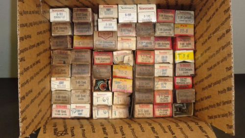 Wholesale lot (56) new vintage ignition distributor points contact condensers 7g