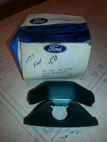 Nos big ford &amp; mercury shoulder strap seat belt boot green lh d7az-6060235-c