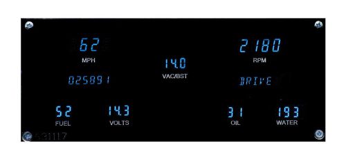 Dakota digital dash 84-87 buick regal gnx gauges kit vacuum/boost vfd3-82b-reg-t