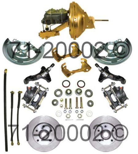 Brand new complete front disc brake conversion kit fits gm a-body x-body f-body