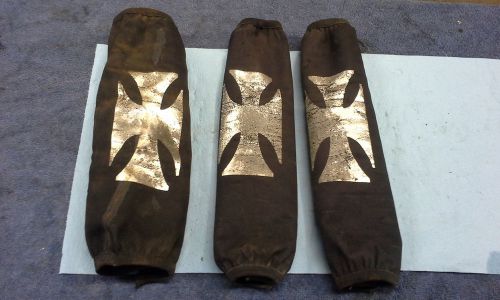 Banshee shock covers with cross design