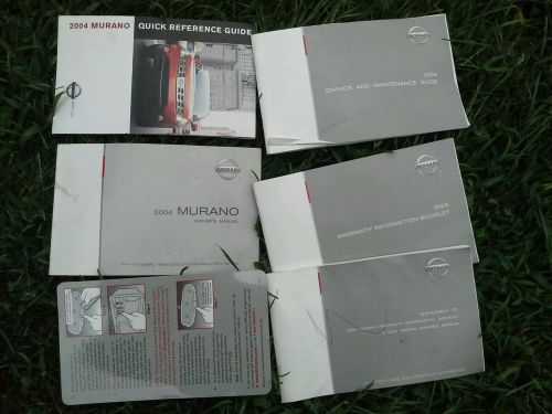 2004 nissan murano owners manual