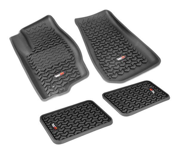 Wrangler rugged ridge all terrain floor mats - 12987.10