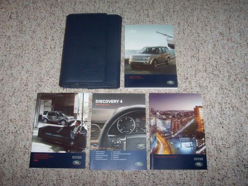 2012 land rover lr4 original owner owner&#039;s user manual guide set 5.0l v8 4wd