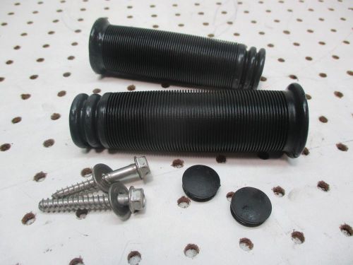 Pair of oem seadoo black handlebar grips 1994 - 1998 xp spx gtx gti hx