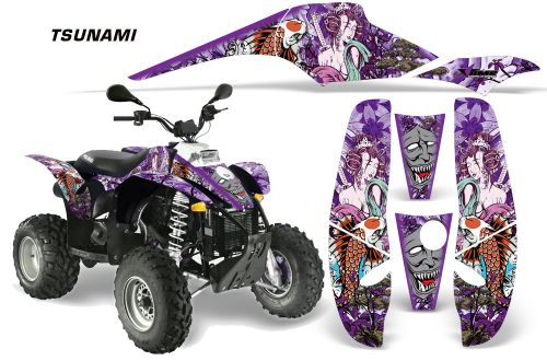 Amr racing polaris scrambler trailblazer graphic wrap quad decal atv 85-09 tnami