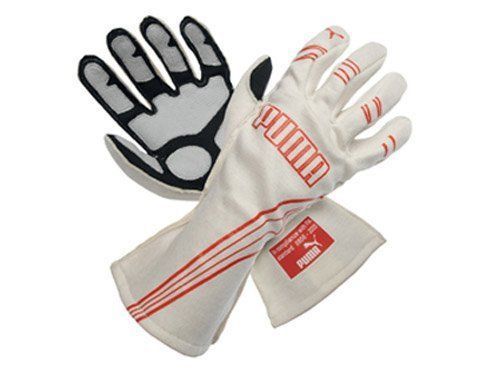 Puma pum-40633-white-10 racing gloves white size: 10