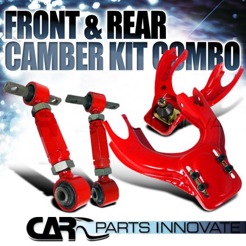 Fit 92-95 civic 93-97 del sol 94-01 integra upper front+rear control camber arm