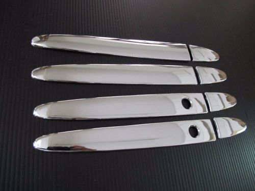 4pcs chrome door handle cover trim for honda fit jazz rs 2015-2016