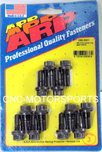 Arp ring gear bolt kit 230-3001 general motors 10 &amp; 12 bolt .800 uhl 3/8-24