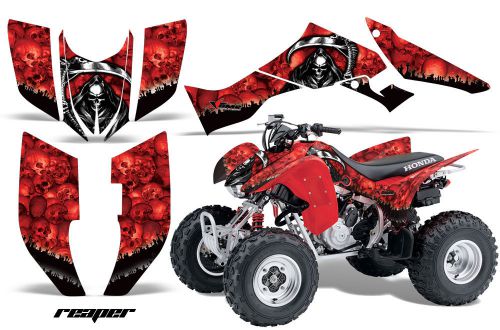 Honda trx300ex atv graphic kit decal stickers 300ex quad parts 07-12  reaper red