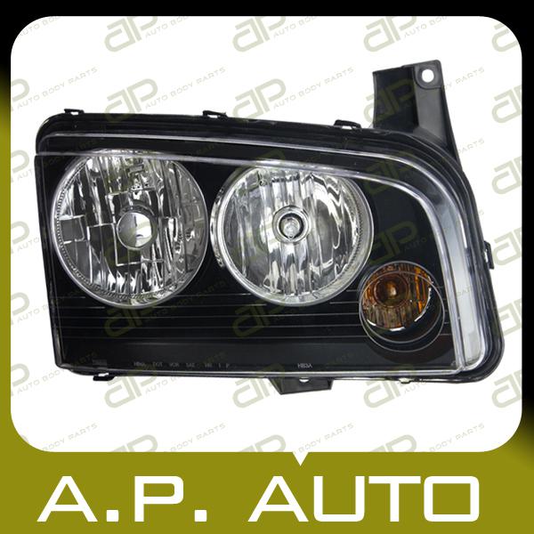 Head light lamp assembly 08-10 dodge charger right halogen type passenger side