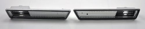 Dodge challenger 2008-2014 front bumper side marker lights - clear