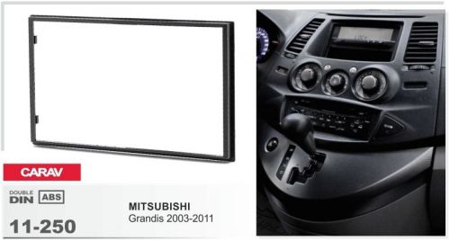 Carav 11-250 2din car radio dash kit panel for mitsubishi grandis 2003-2011