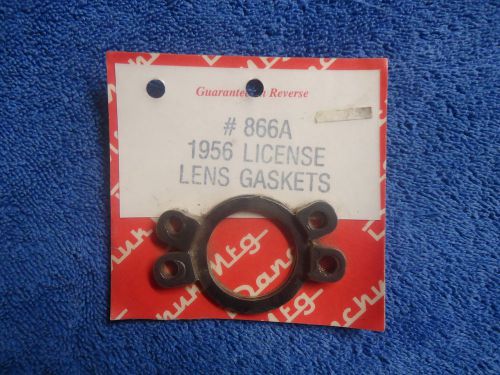 *new* danchuk 1955 55 56 chevy license lens gaskets-pair( set of 2)