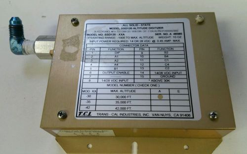 Ssd120 mode c transponder altitude encoder