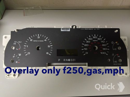 05-06 07 ford f250 speedometer overlay