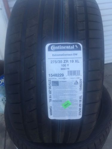 Continental dw extreme contact 275-35-19 xl tire (set of 2) tuned m3 m4