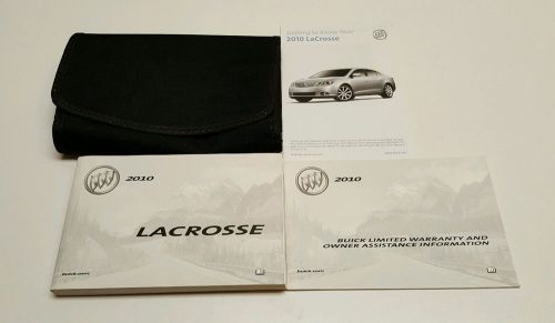 2010 buick lacrosse owners manual cxs cxl awd cxl cx v6 3.0l v4 2.4l factory set