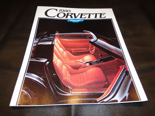 1980 corvette original sales brochure mint