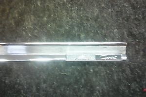 1962 ford falcon glovebox chrome trim &#034;sprint&#034; tab