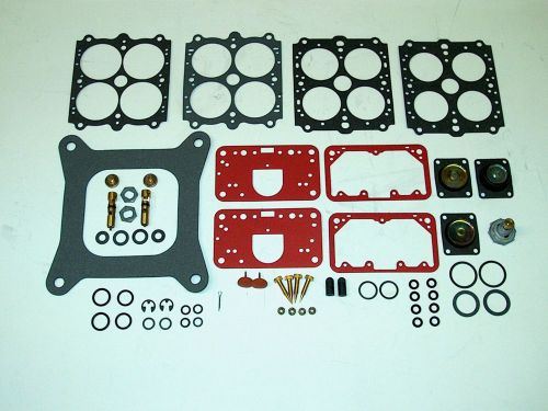 Holley performance 4150 double pumper carburetor gaskets rebuild kit barry grant