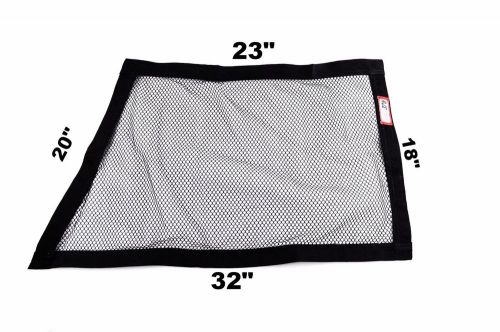 Rjs racing black oblong mesh window net 23 x 18 x 32 x 20