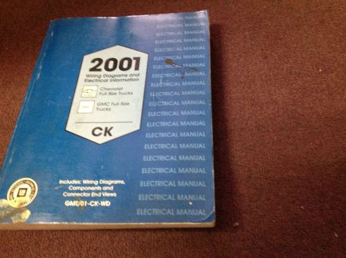 2001 chevy silverado suburban tahoe yukon sierra wiring diagram manual ewd oem