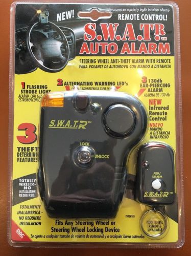 Best price &amp; deal !! swat auto alarm steering wheel anti-theft alarm with remote