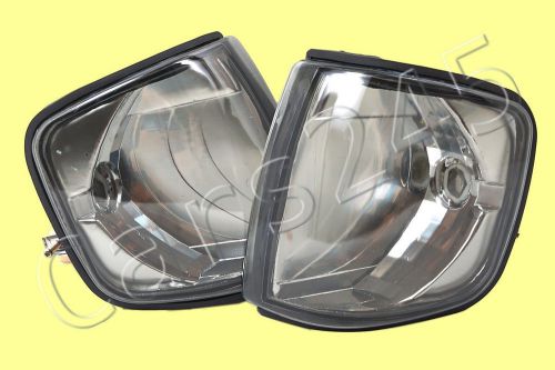 Mercedes s-class w126 sedan 81-91 grey corner lights larmps turn signals set