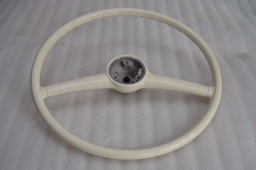 Steering wheel mercedes w121 w120 190 sl ponton ivory renovated original lenkrad