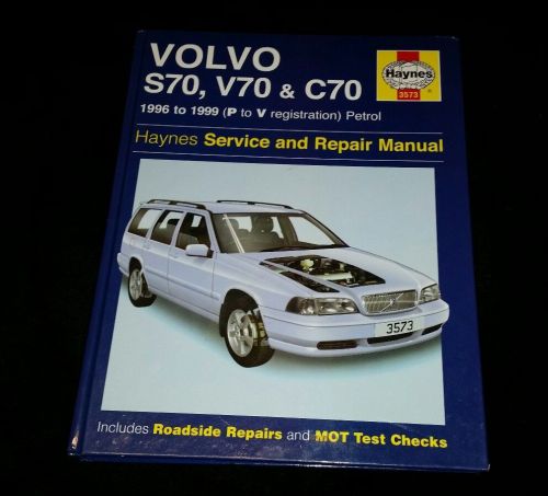 Haynes manual volvo s70 v70 &amp; c70 1996 - 1999 new 3573