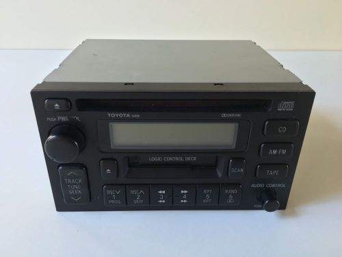 98 toyota land cruiser audio radio stereo cd tape player 4.7l 8 cyl 86120-35170