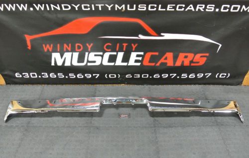 1973 1974 dodge challenger premium chrome rear bumper w/ jack slots made in usa