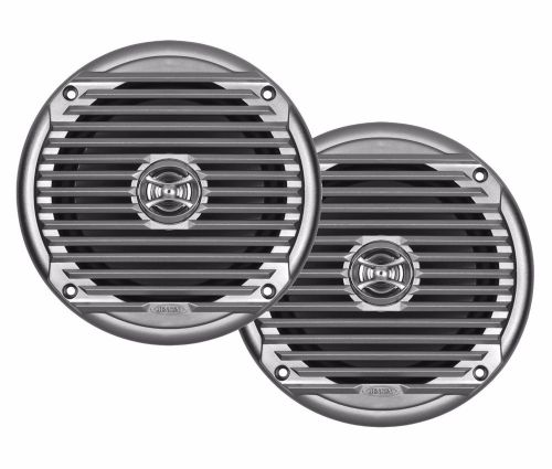 Jensen ms6007sr model ms6007 1 pair 6.5&#034; coaxial waterproof speakers silver