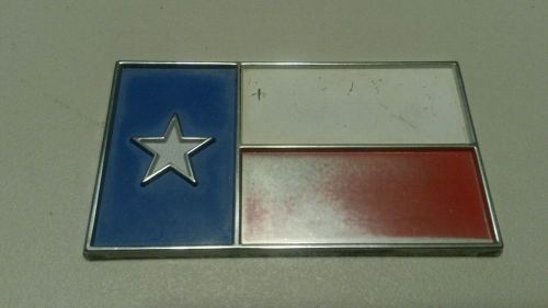 Texas--metal  dealer emblem car  vintage